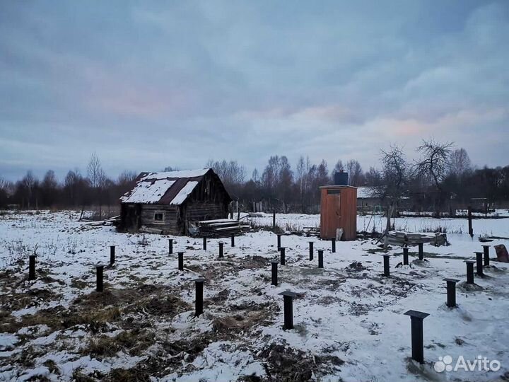 Винтовые сваи установка под ключ