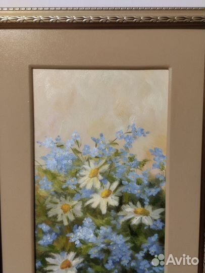 Картина маслом цветы