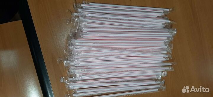 Трубочки для напитков в индивидуальной упаковке