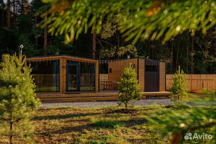 База отдыха в лесу