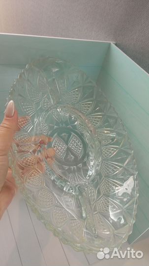 Менажница хрустальная СССР б/ у