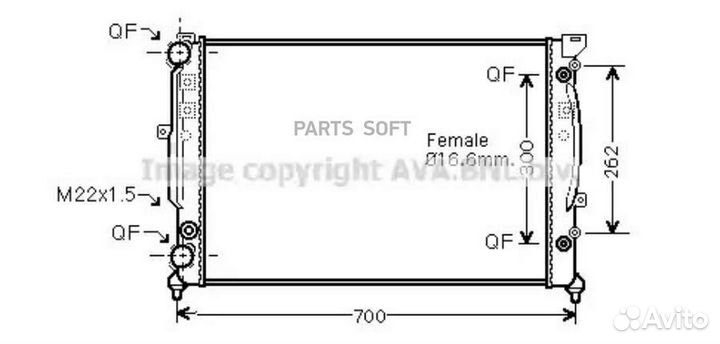 AVA AIA2122 Радиатор 630x397
