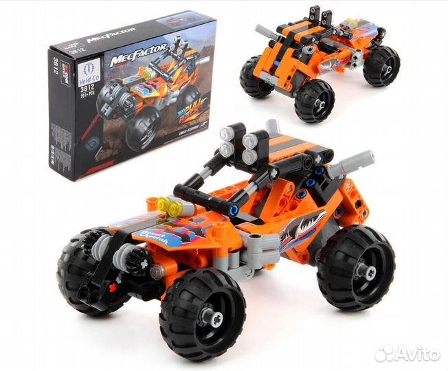 Конструктор-машинка Внедорожник 203 дет 115626