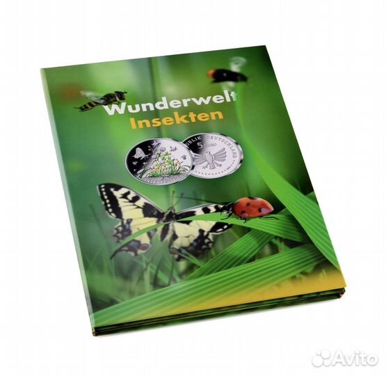 Альбом для монет мир насекомых