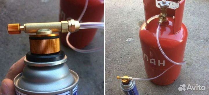 Переходник для заправки цанговых и резьбовых балон