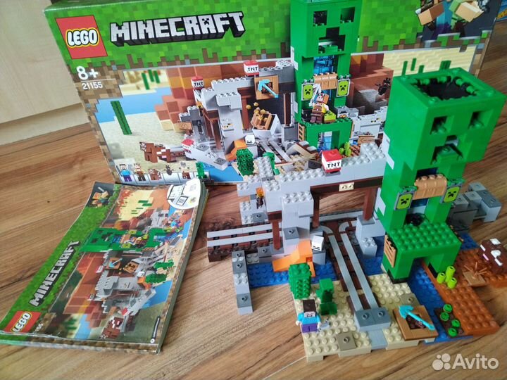 Lego minecraft шахта крипера