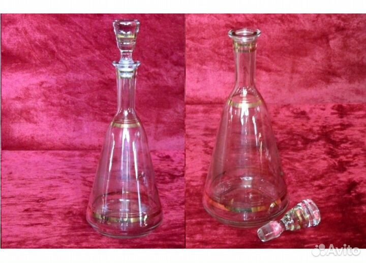 Графин для крепких напитков. «гхз», СССР 1950 гг