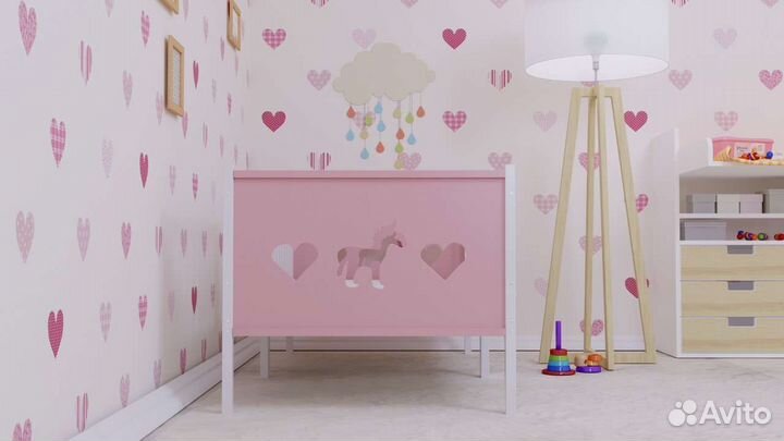 Новые кроватки Little Pony 160*80 в налич