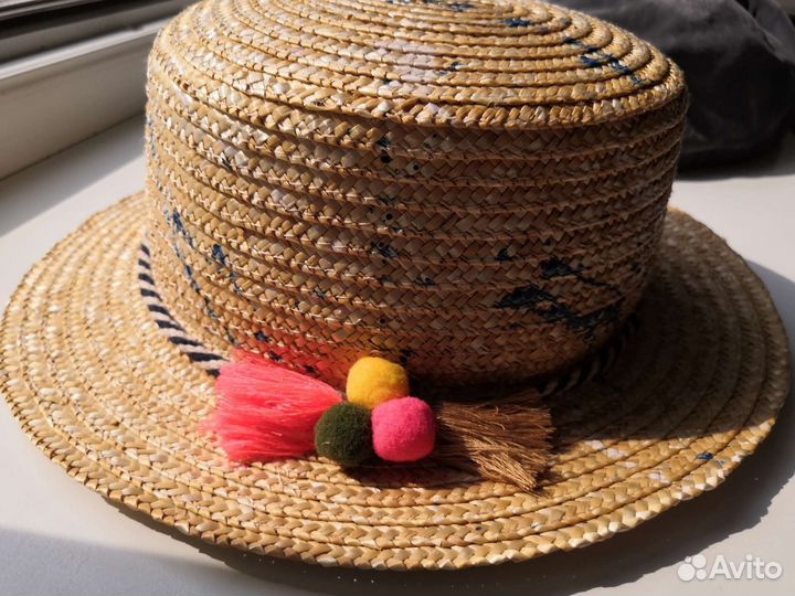 Шляпа соломенная для девочки