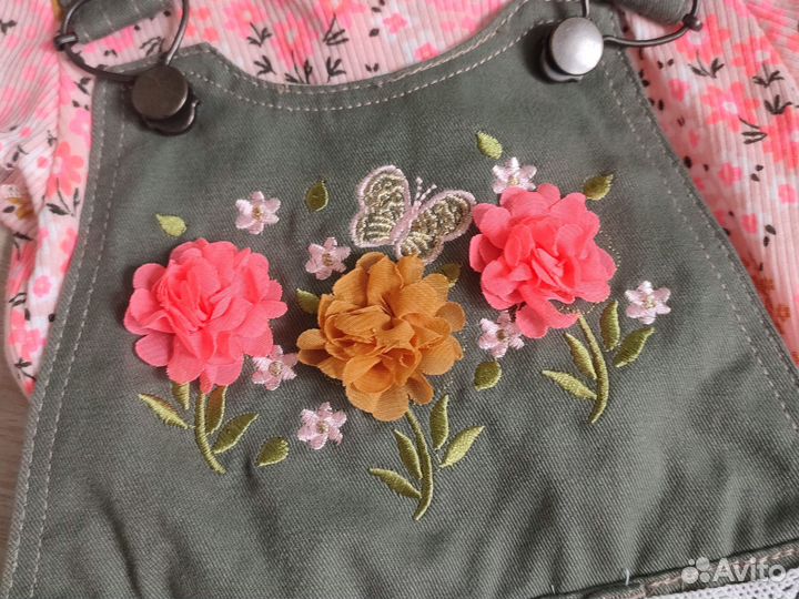 Летний комплект для девочки 76 80