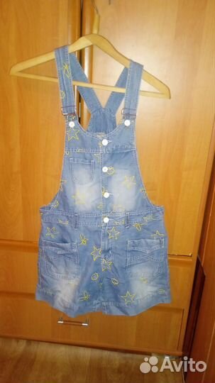 Джинсовый комбинезон