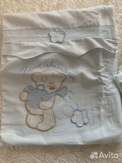 Комплект постельного белья в детскую кроватку