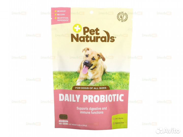 Пробиотик для ежедневного приема, для собак