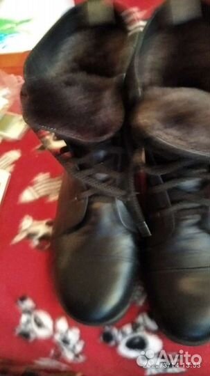 Ортопедические женские ботинки 37-38р кожа и мех