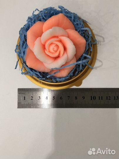 Мыло ручной работы роза