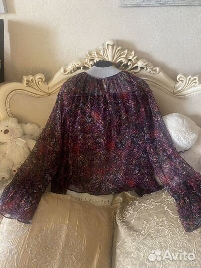 Jil sander блузка 100 шелк