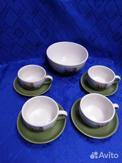 Чайный сервиз из глины