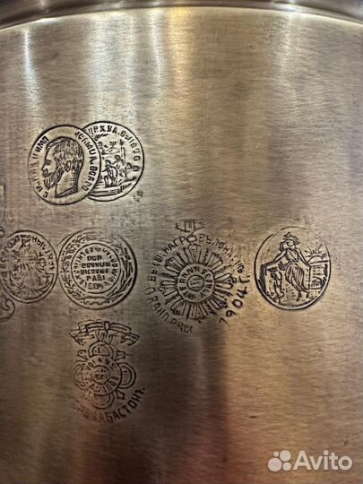 Самовар на дровах старинный