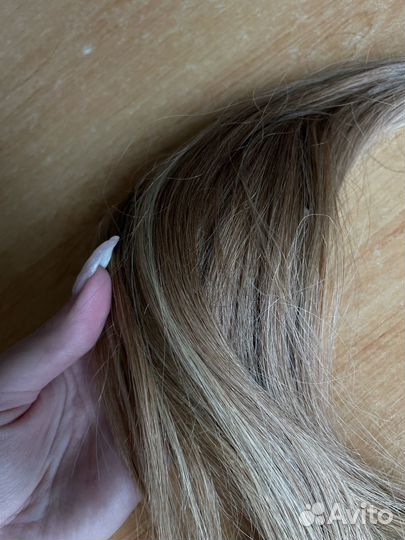 Волосы натуральные, славянка, русые, 50 см