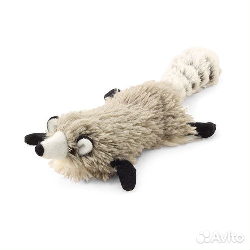 Игрушка Триол для собак плюшевая Енот с двумя пища