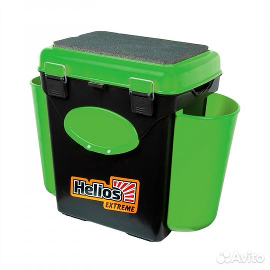 Ящик зимний FishBox 1 секция, 10л зеленый Helios