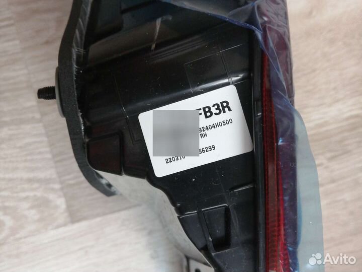 Фонарь задний правый внутренний Kia Rio