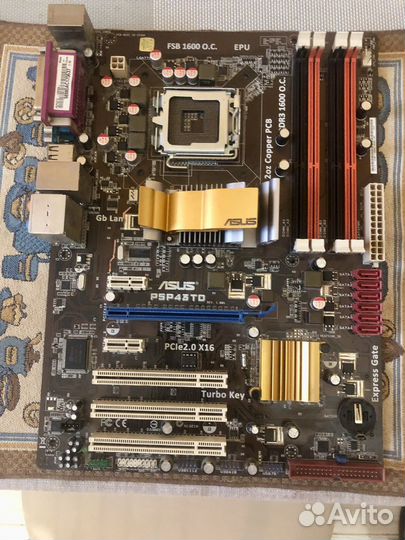 Материнская плата asus P5P43TD сокет lga 775 ddr3