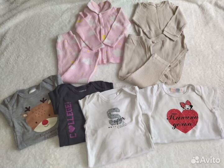 Пакет вещей на девочку 74-80