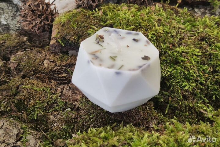 Ароматическая свеча ручной работы