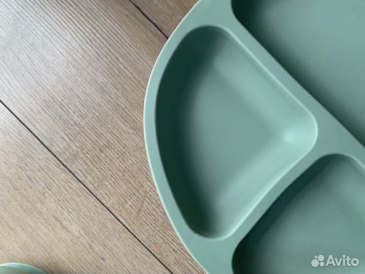 Набор детской силиконовой посуды для кормления