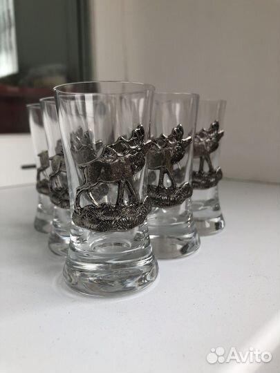 Подарочный набор для водки Олень: графин, 6 стопок