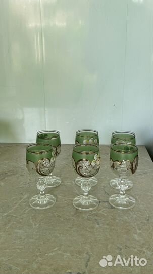 Рюмки СССР богемия