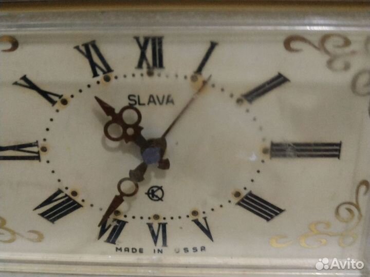 Часы будильник Слава СССР