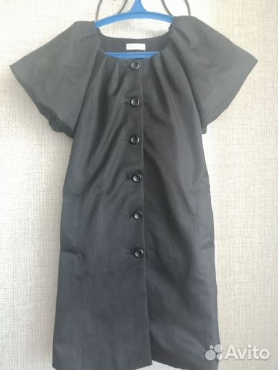 Платье элегантное (плотное), с ремнем