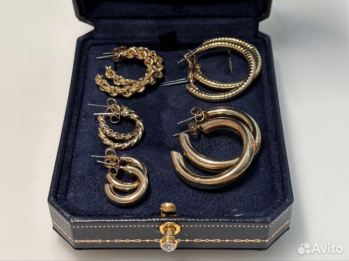 Серьги кольца H&M