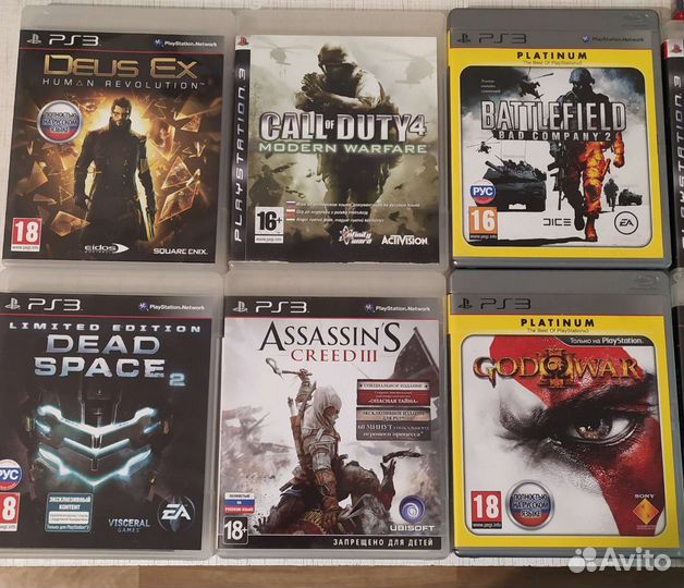 Диски на sony playstation 3