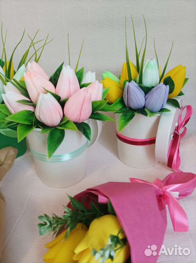 Мыло ручной работы букет