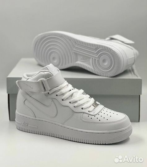 Кроссовки Nike Air Force 1 Mid high(зимние)