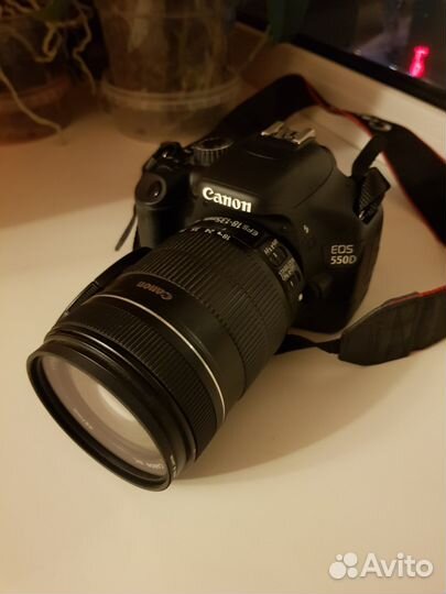 Canon 550d 18-135+ canon 430exII + сумка + lenspen