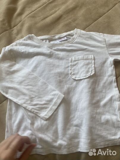 Футболка с длинным рукавом zara
