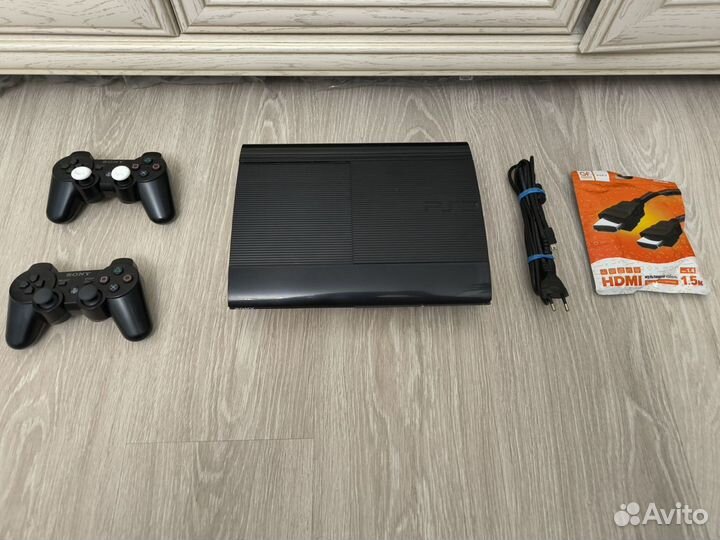 Sony PS3 super slim прошитая 500 Гб