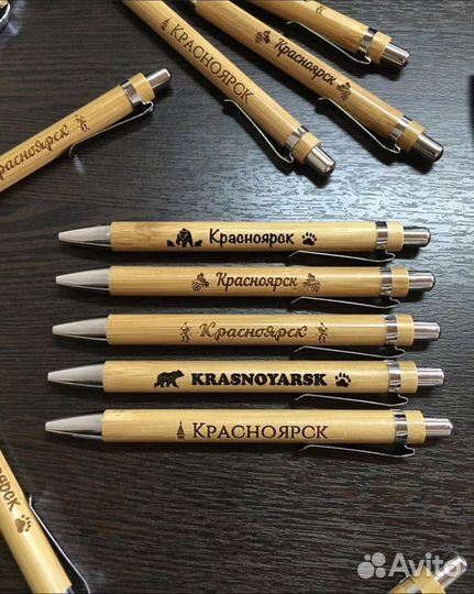 Ручка шариковая из бука (Красноярск)