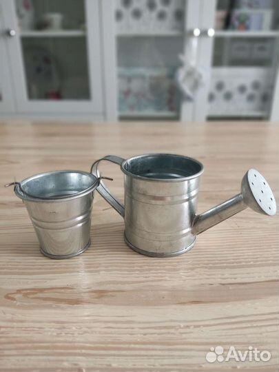 Сувенирная лейка и ведро