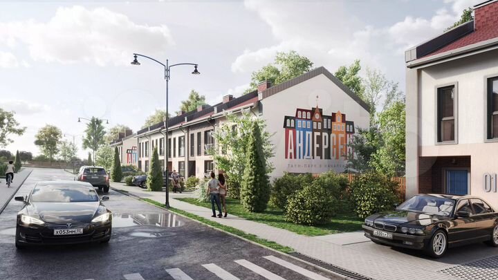 Таунхаус 40 м² на участке 2,2 сот.