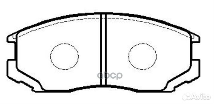 Колодки тормозные mitsubishi (CKM3) GK0571 CTR