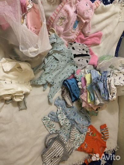 Детские вещи для новорожденных пакетом