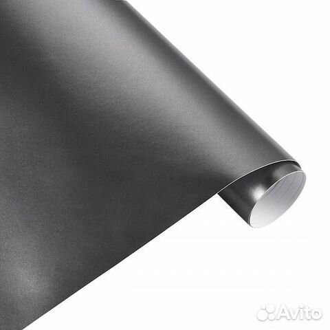 Матовый хром серый пленка