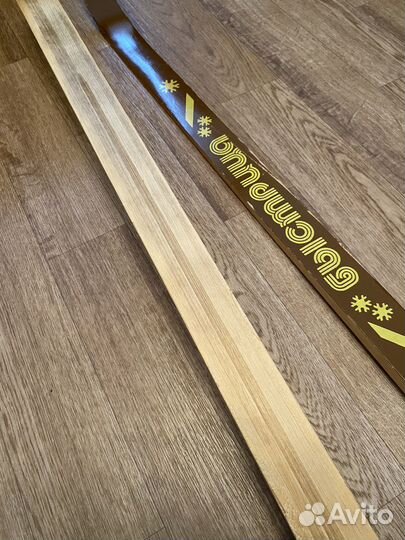 Лыжи беговые деревянные