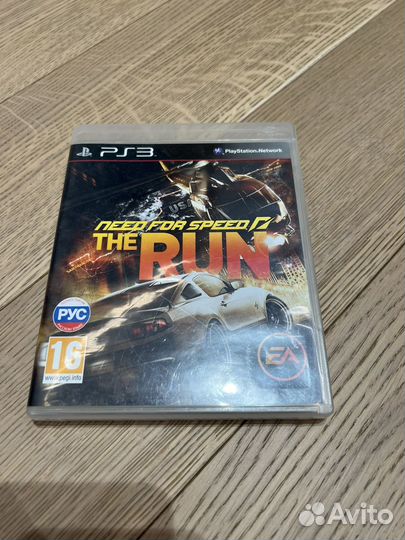 Диски на ps3 Need for speed The run