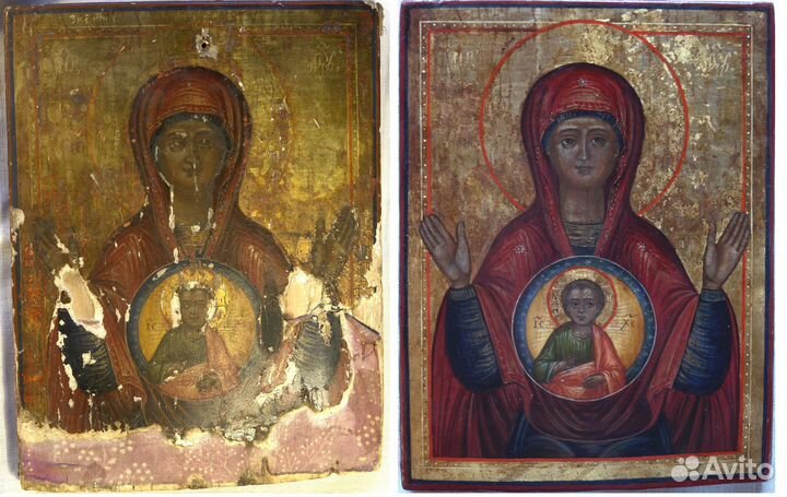 Реставрация икон и картин по почте по всей России